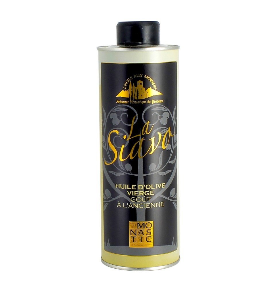 ABBAYE DU BARROUX - Huile d'olive extra vierge la Siavo (la Suave) extraite à froid 50 cl