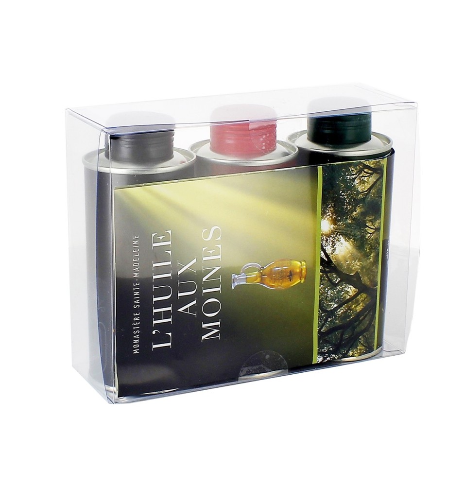 ABBAYE DU BARROUX - Lot de 3 huiles d'olive extra vierge