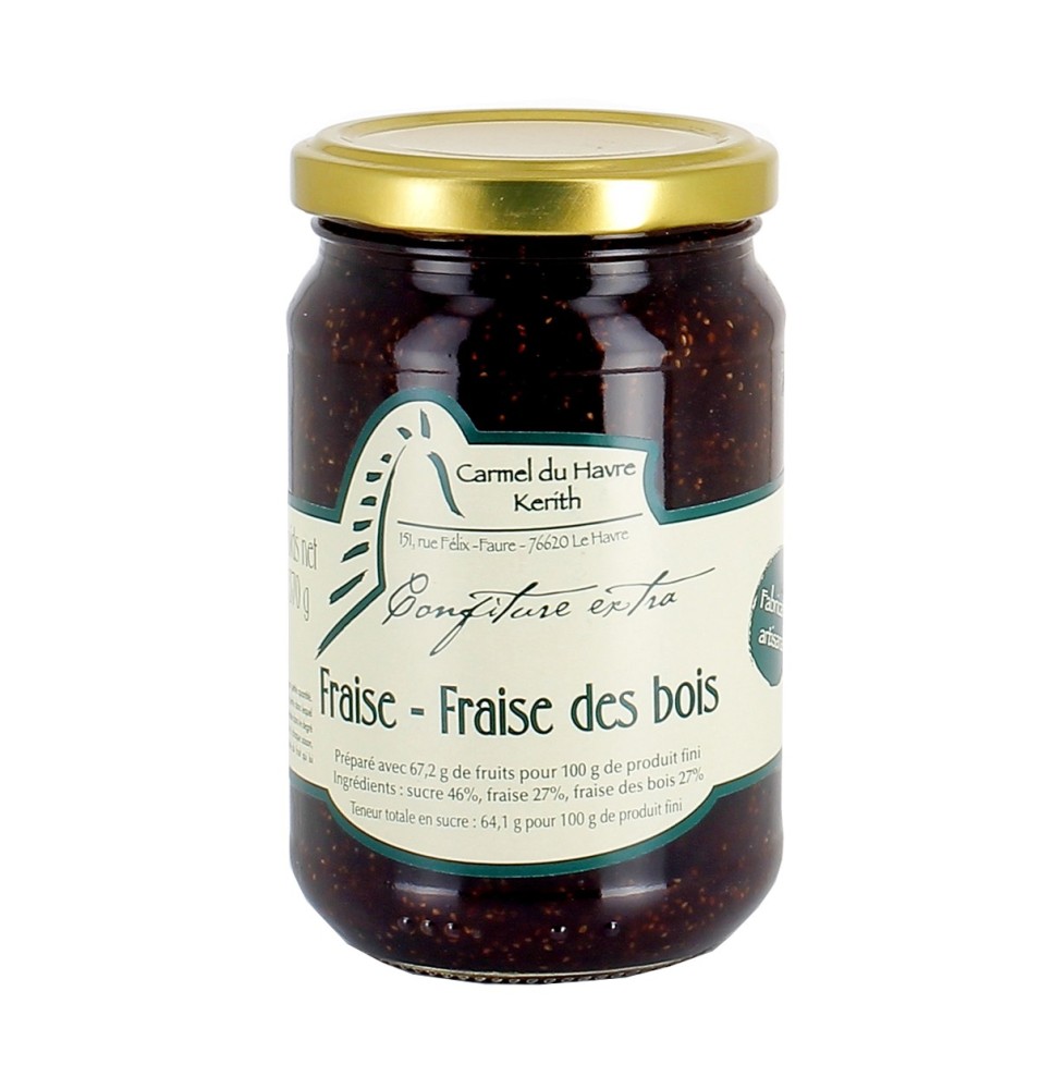 CARMEL DU HAVRE KERITH - Confiture de Fraise-fraise des bois