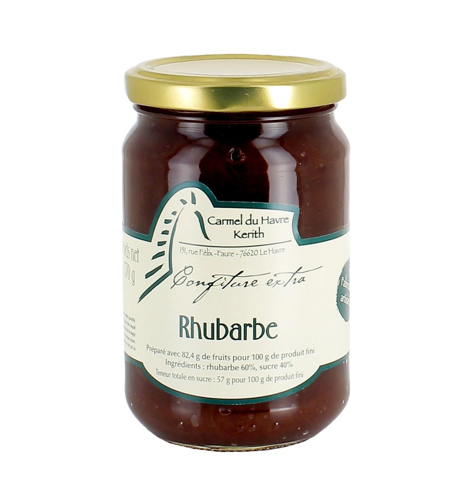 CARMEL DU HAVRE KERITH - Confiture de rhubarbe