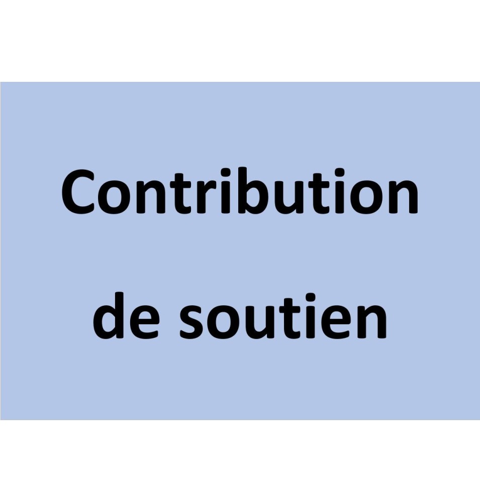 Contribution de soutien