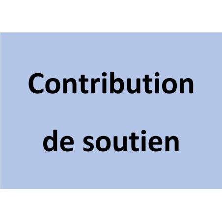 Contribution de soutien