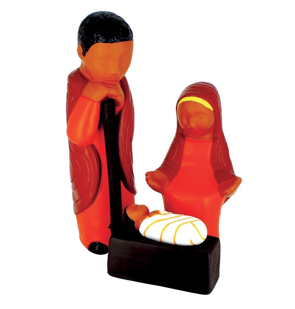 ABBAYE DE JOUARRE - CRECHE - Le mage à genoux - Santons en céramique (6cm) N°45