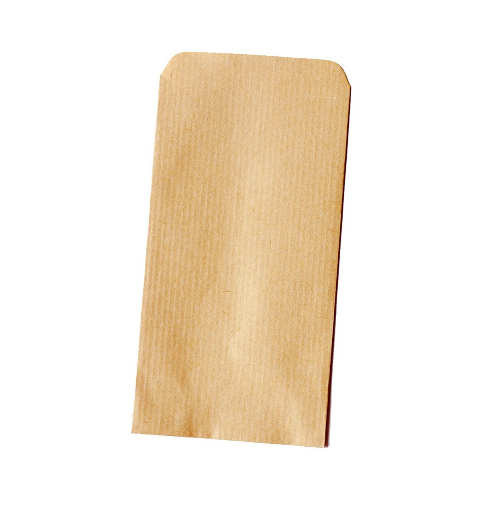 Mise en cadeau sous pochette cadeau papier kraft naturel