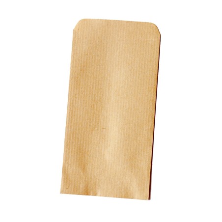 Mise en cadeau sous pochette cadeau papier kraft naturel