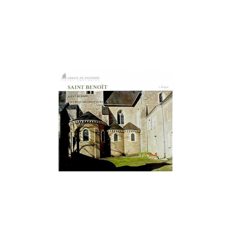 ABBAYE DE SOLESMES - CD - Liturgie des pasteurs Saint-Benoît