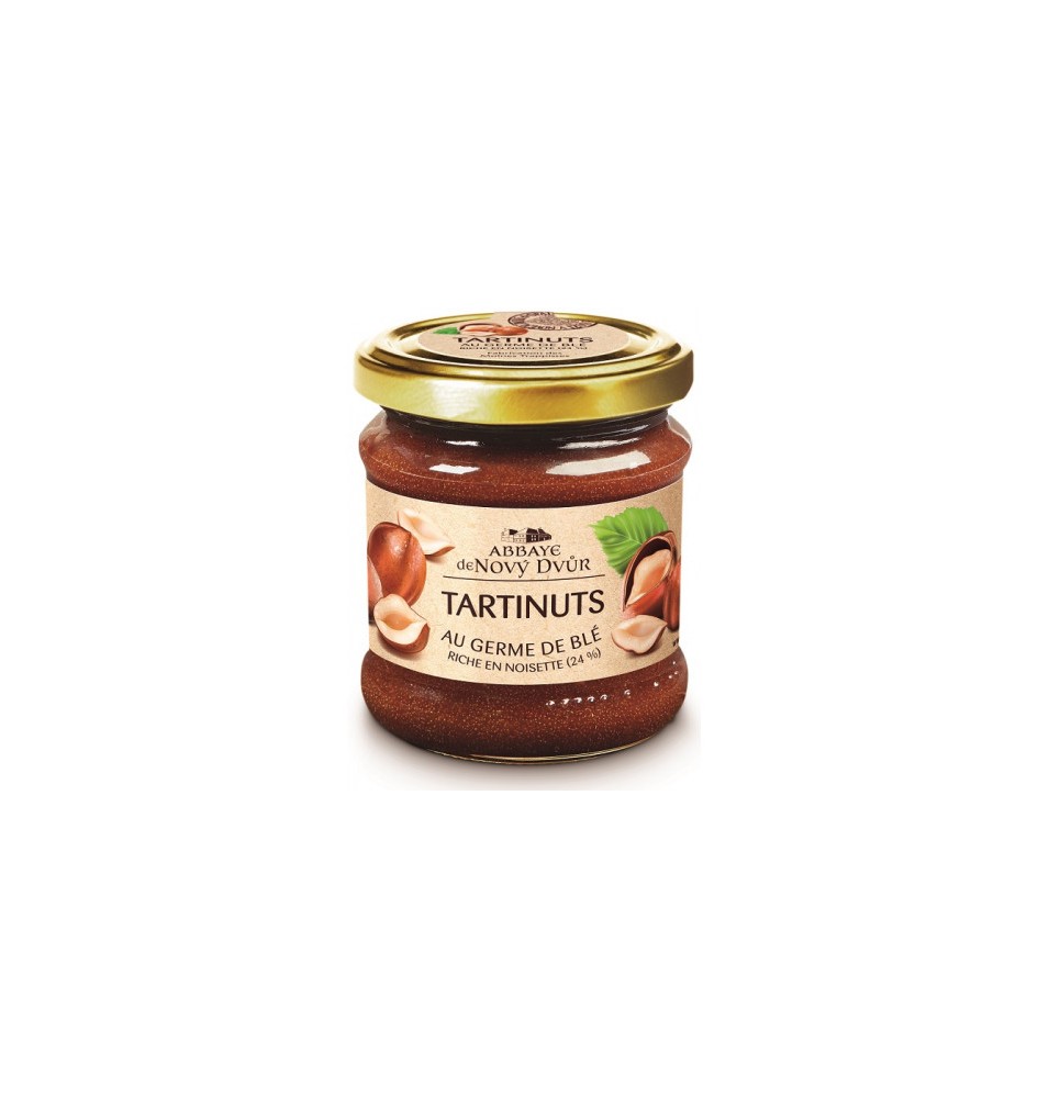 MONASTERE DE NOVY DVUR - Tartinuts pate à tartiner noisettes caramel germe de blé