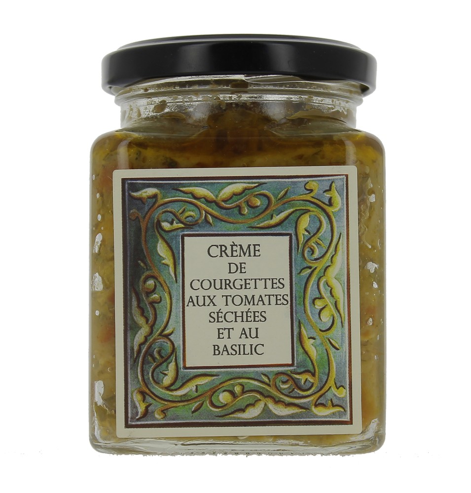 Crème de courgette séchées au basilic