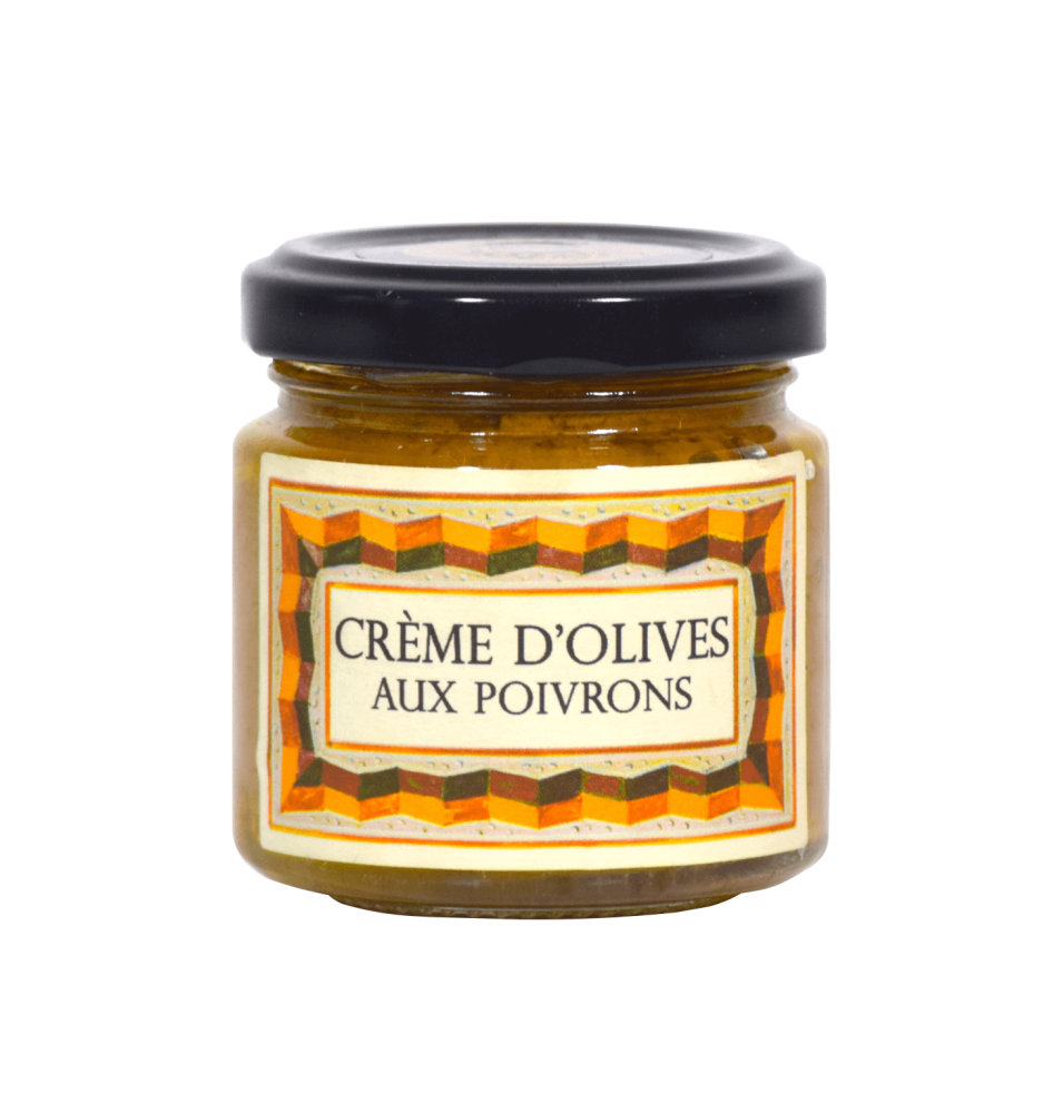 Crème d'olive aux poivrons
