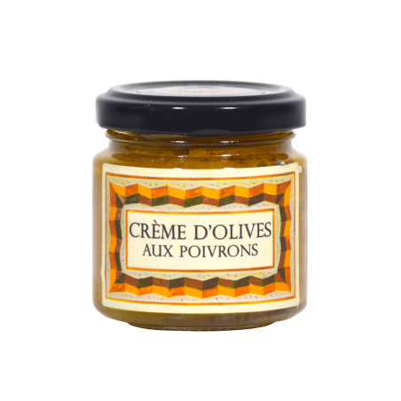 Crème d'olive aux poivrons