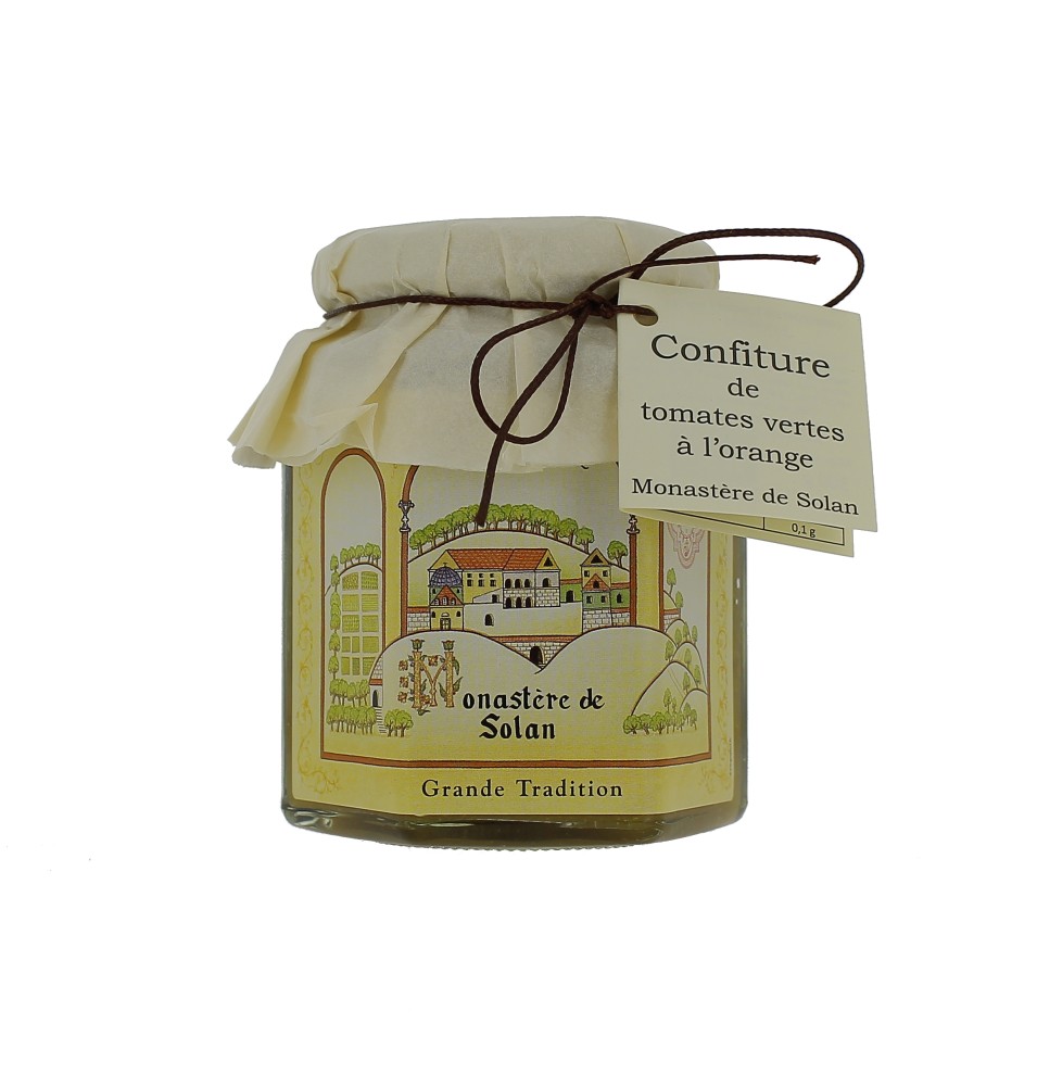 Confiture de tomates vertes à l'orange bio