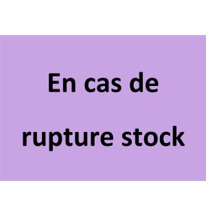 1.2 En cas de rupture, acceptation de recevoir un produit de remplacement