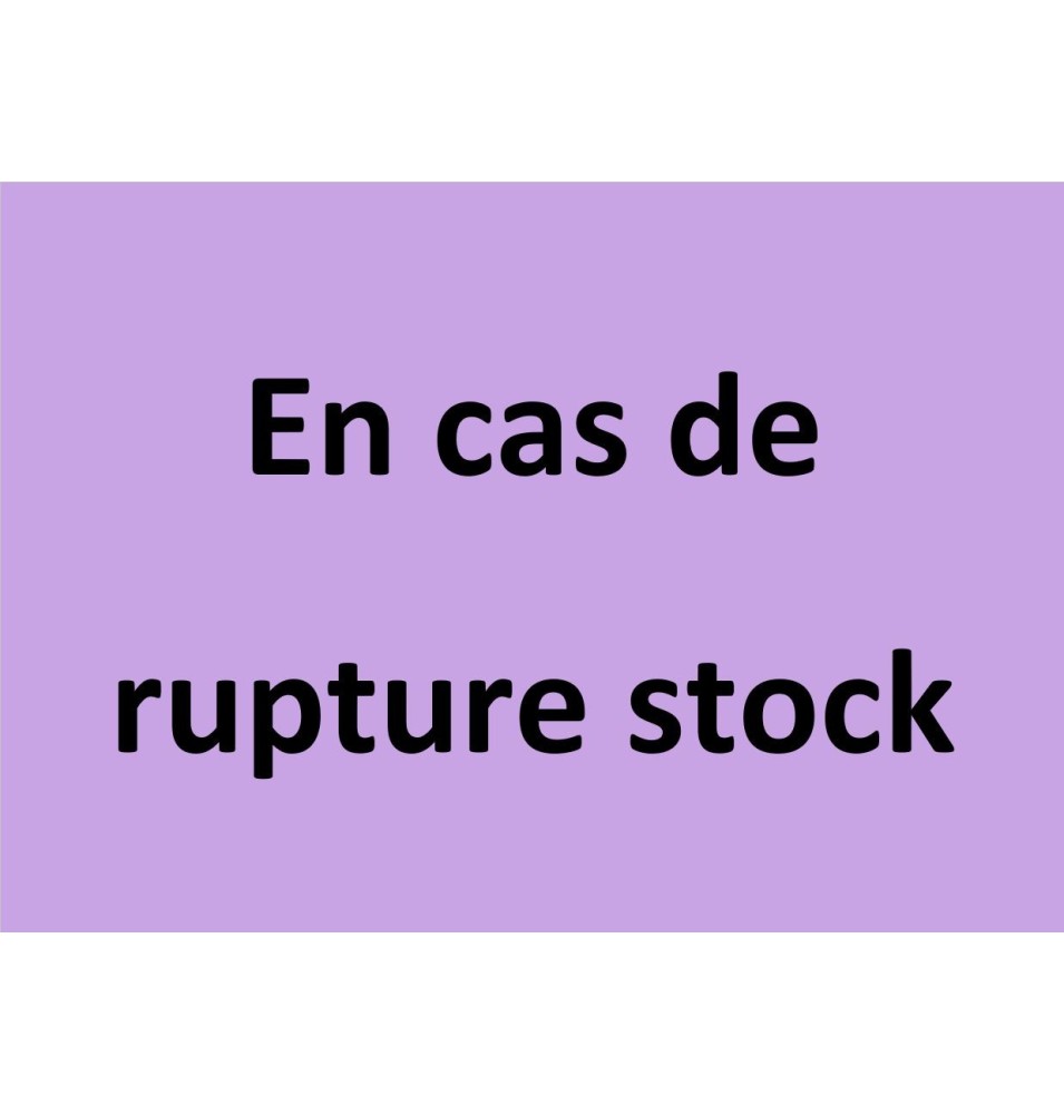 1.2 En cas de rupture, acceptation de recevoir un produit de remplacement
