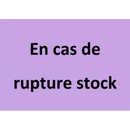 1.2 En cas de rupture, acceptation de recevoir un produit de remplacement