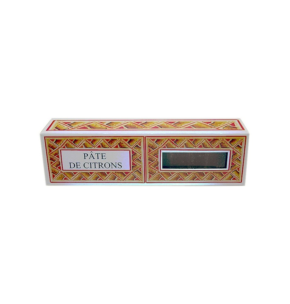 Pâtes de fruits bio aux citrons - 120 gr