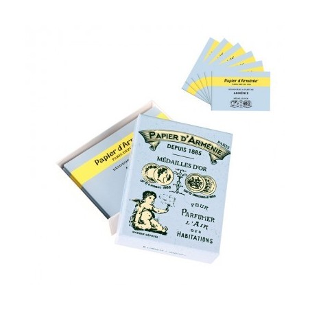 PAPIER D'ARMENIE - Carnet de papier d'arménie à la rose