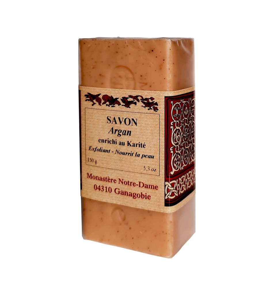 ABBAYE DE GANAGOBIE - Savon exfoliant à l'argan et au karité