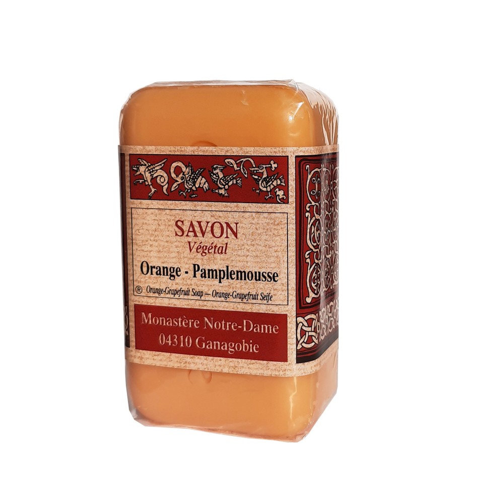 ABBAYE DE GANAGOBIE - Savon à l'Ancienne Orange-Pamplemousse