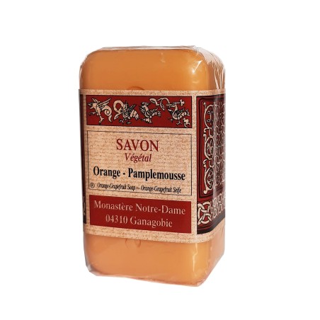 ABBAYE DE GANAGOBIE - Savon à l'Ancienne Orange-Pamplemousse