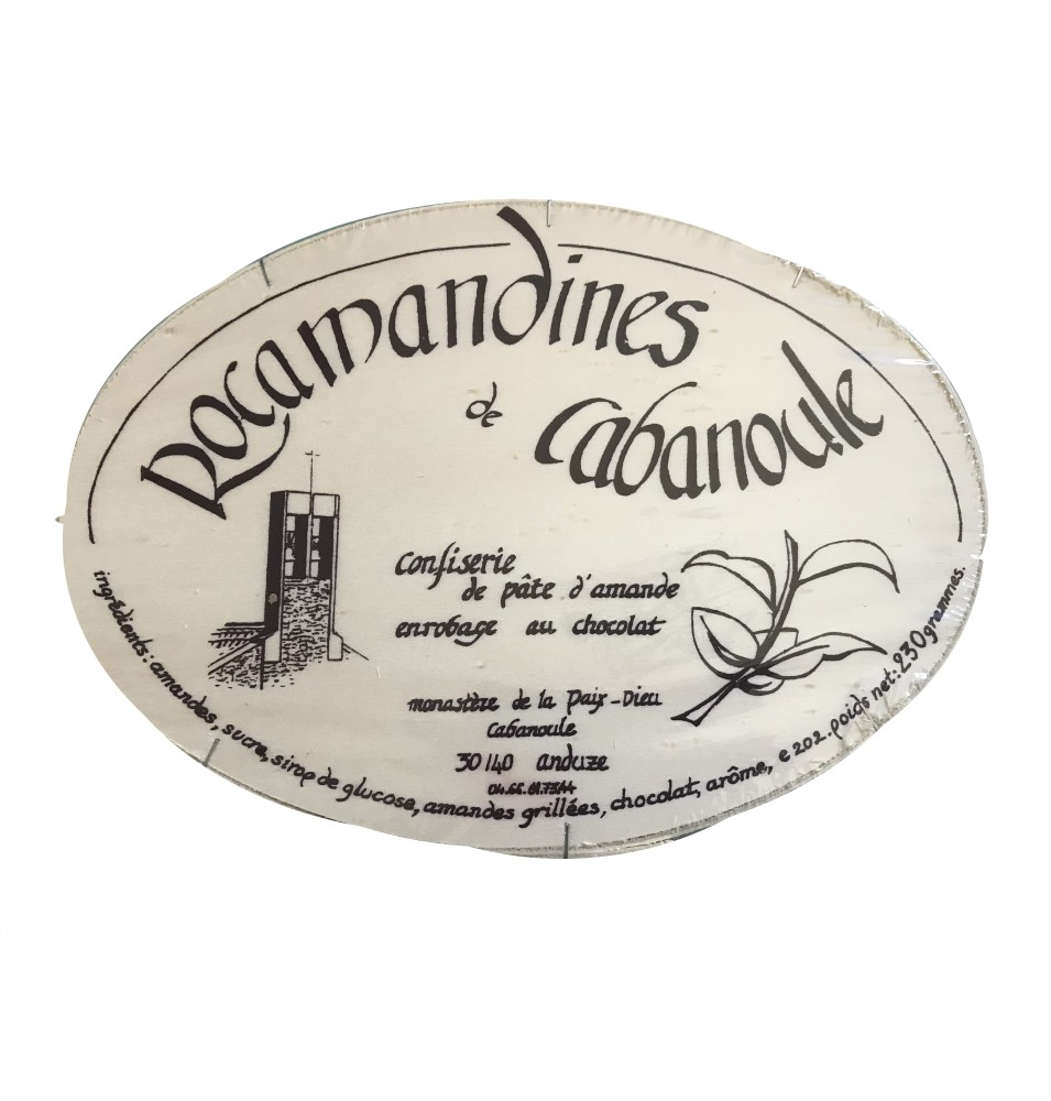 Rocamandines Pâte d'Amande Enrobage Chocolat - Boîte Bois