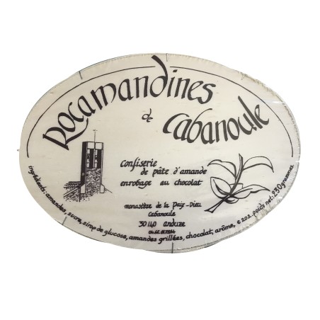 Rocamandines Pâte d'Amande Enrobage Chocolat - Boîte Bois