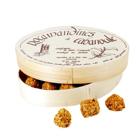 Rocamandines Pâte d'Amande Enrobage Fondant - Boîte Bois