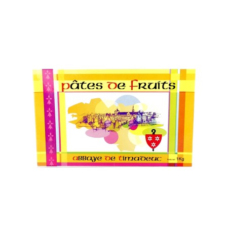 Pâtes de fruits légères et fondantes (jaune) 1Kg