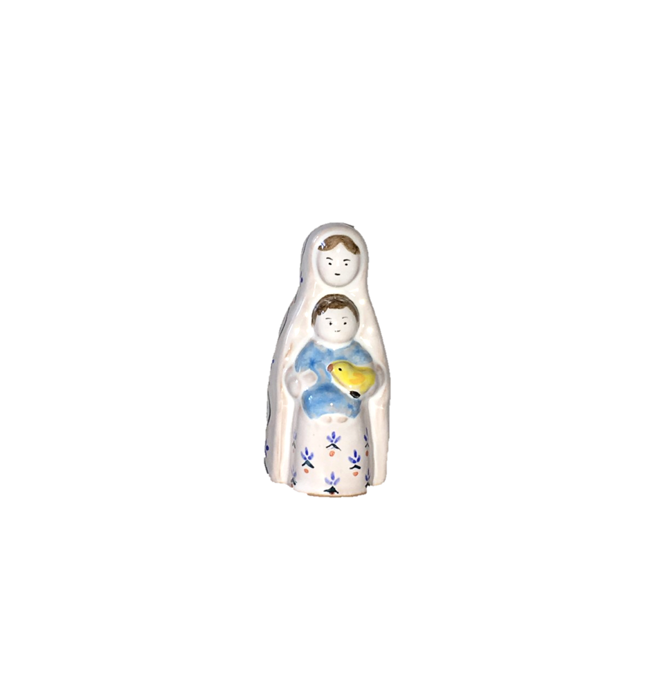 Statuette de la Vierge Marie Petite Colombe (10 cm) N°68