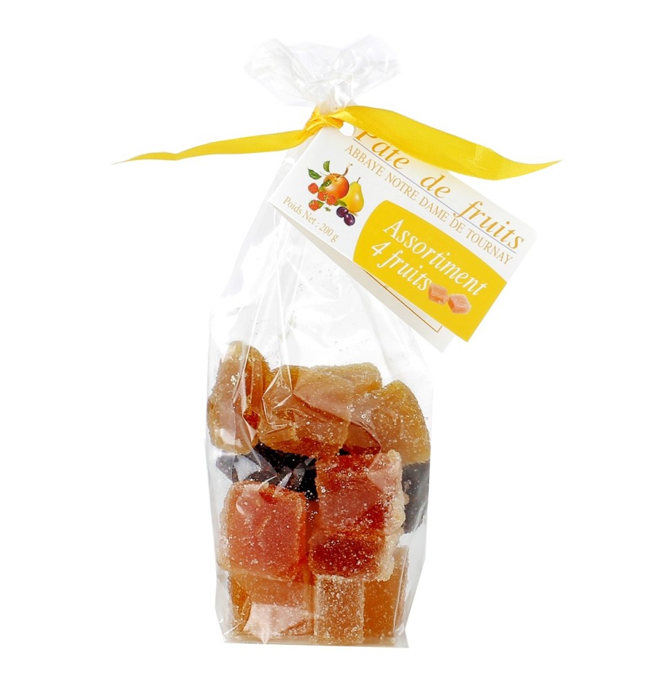 Pâtes de fruits aux 4 fruits