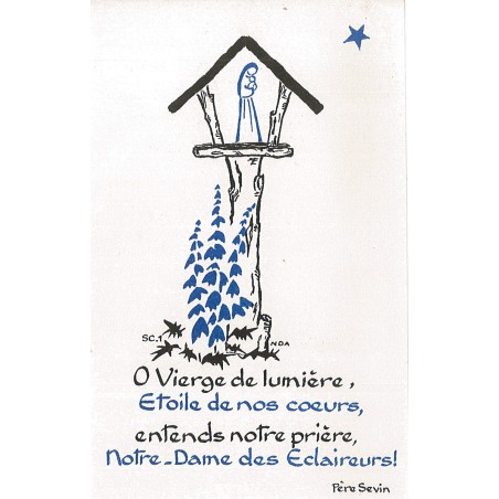 Carte Prière - SC01 - oratoire marial