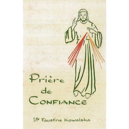 Carte Prière - PE34 Prière de Confiance