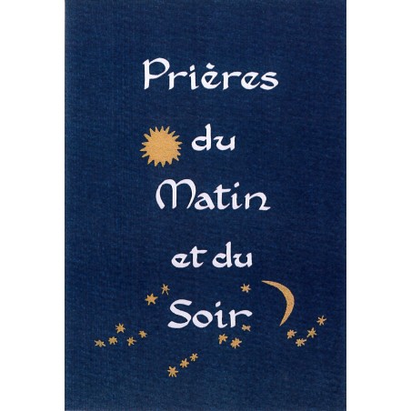 Carte Prière - PE25 Prières du matin et du soir