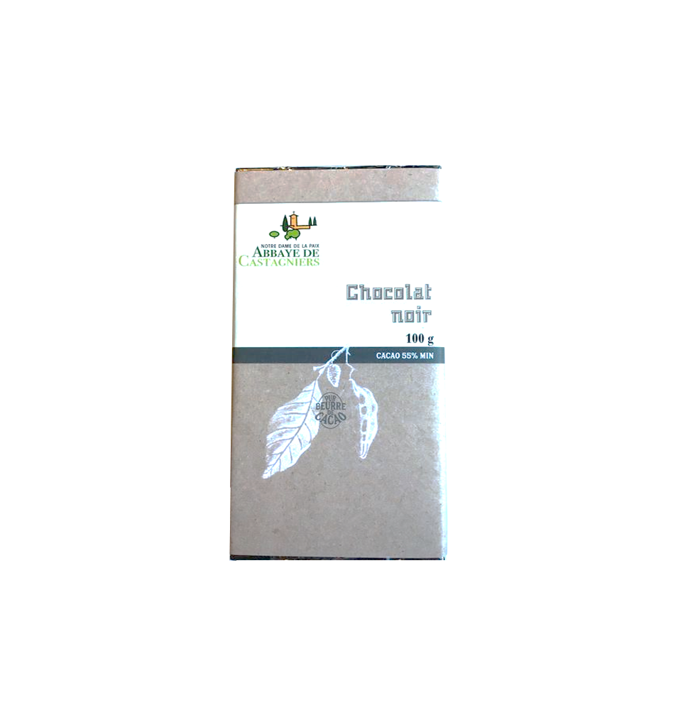 Tablette de chocolat noir 55 %