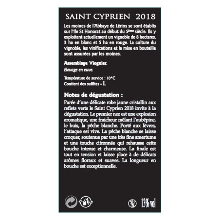 Saint Cyprien - 2018 - Viognier
