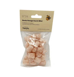 Pavés Orange Fourré Miel  (N°34)