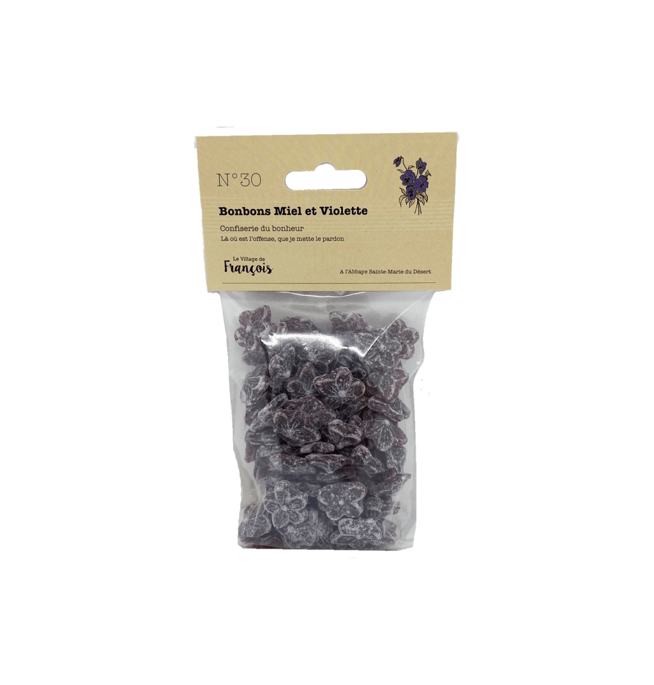 Bonbons arôme violette SANS SUCRE