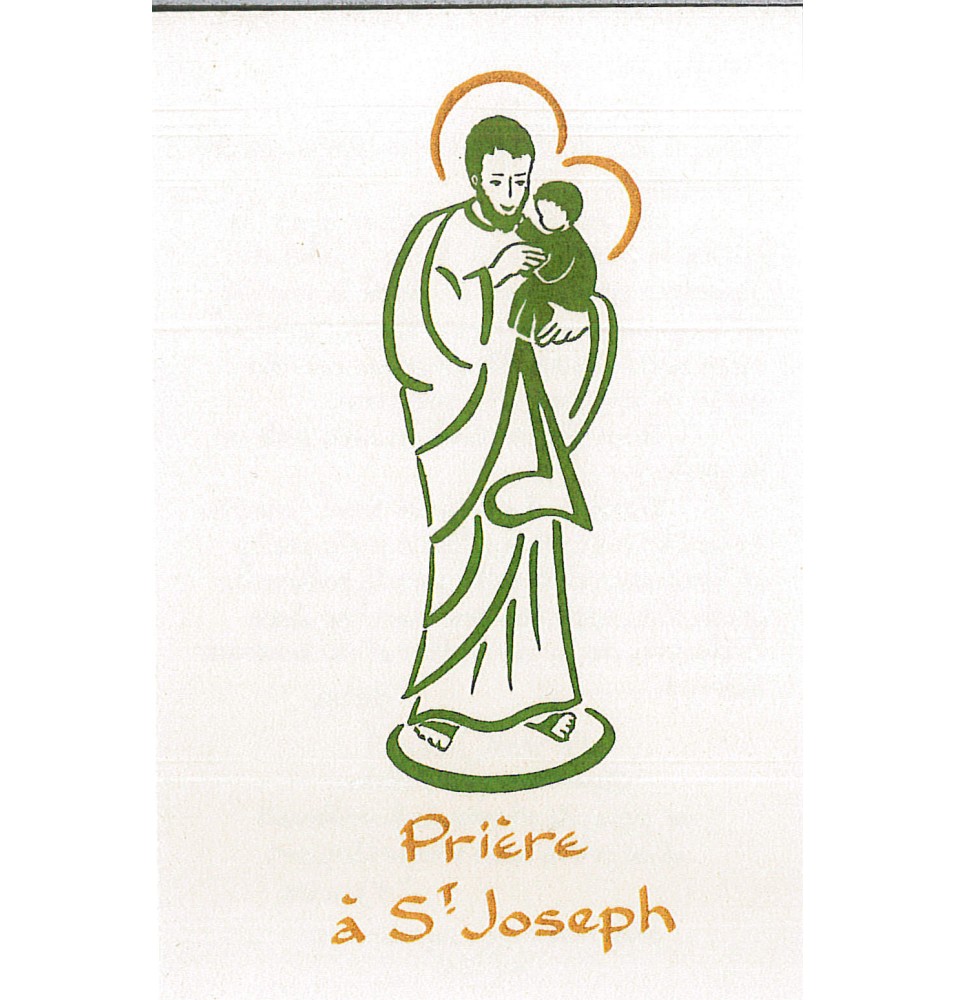 Carte Prière - PE18 Prière à Saint Joseph