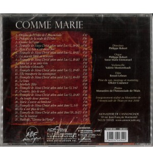 Comme Marie - Annonciades de Thiais (Hymnes à Marie)