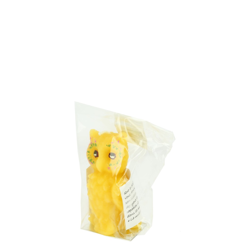 Bougie N°11 Chouette Jaune