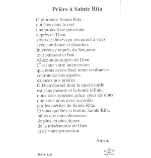 Image Prière Ste Rita