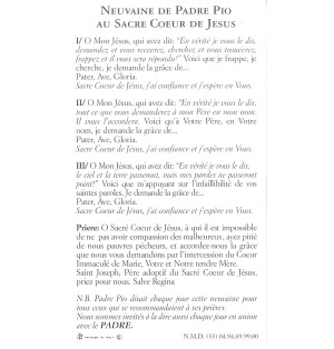 Image Prière Padre Pio