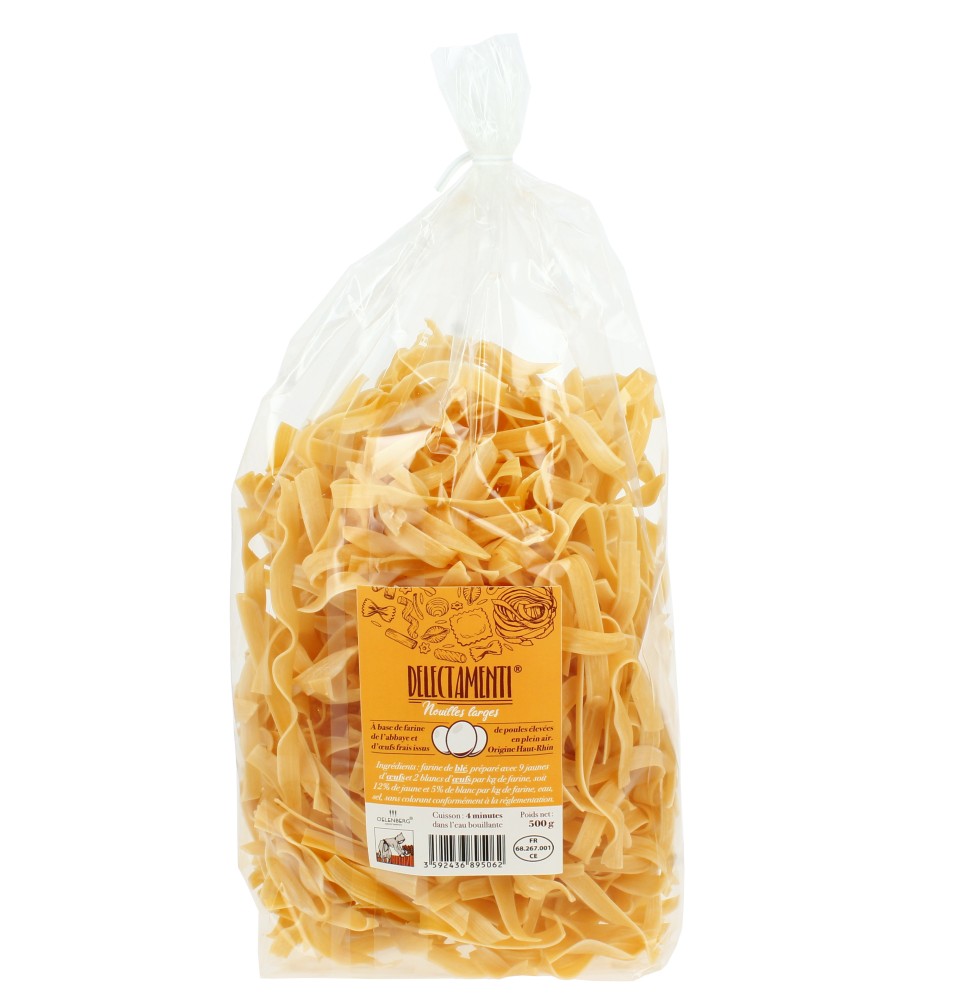 Pâtes Artisanales Moyennes 500 gr au Blé Tendre