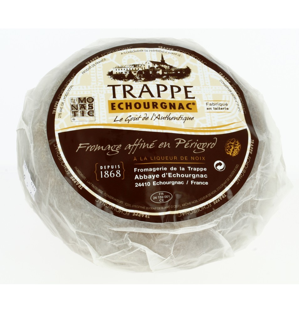 Promotion Fromage TRAPPE d'Echourgnac à la liqueur de noix 1,7 Kg  ~ DLC:31/01/2022