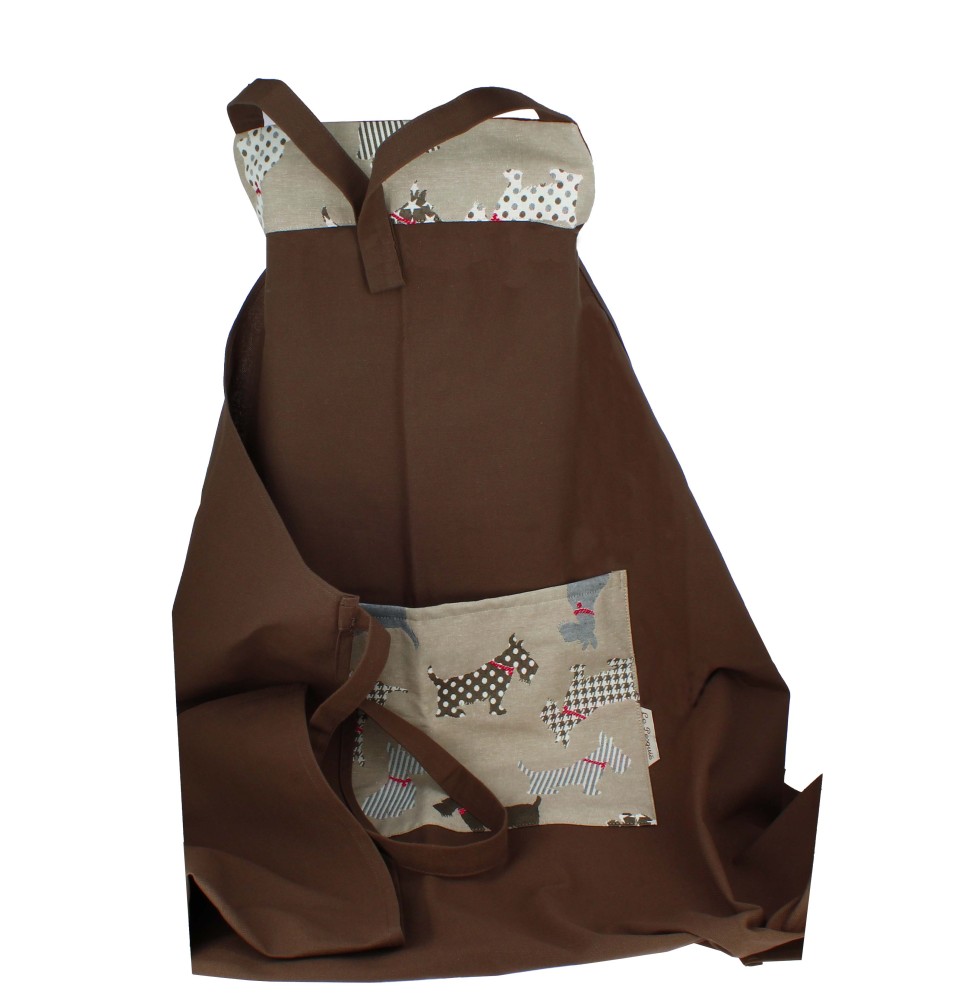 Tablier en Toile Verte