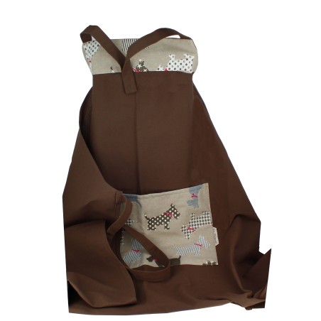 Tablier en Toile Verte