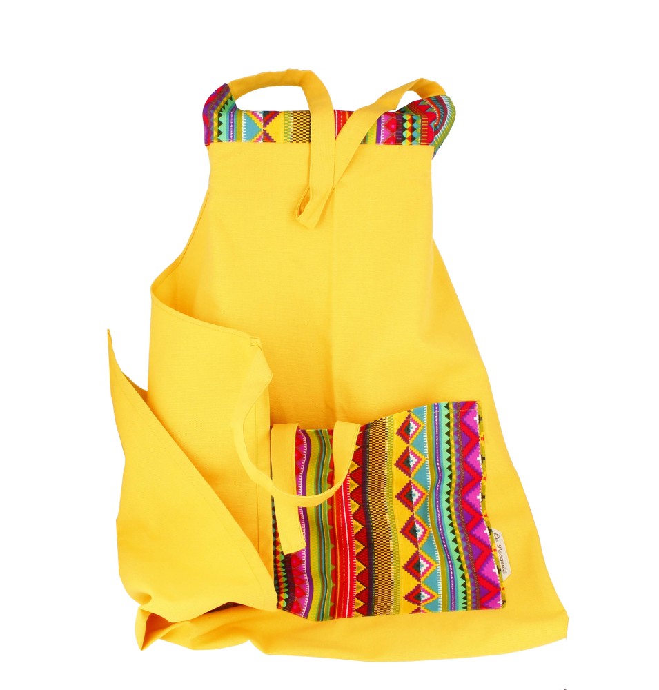 Tablier en Toile Verte