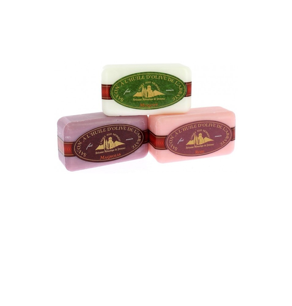 Savons Coffret de 3 : Magnolia, Rose, Muguet