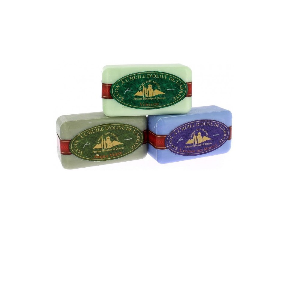 Savons Coffret de 3 : Lavandin, Argile et Verveine