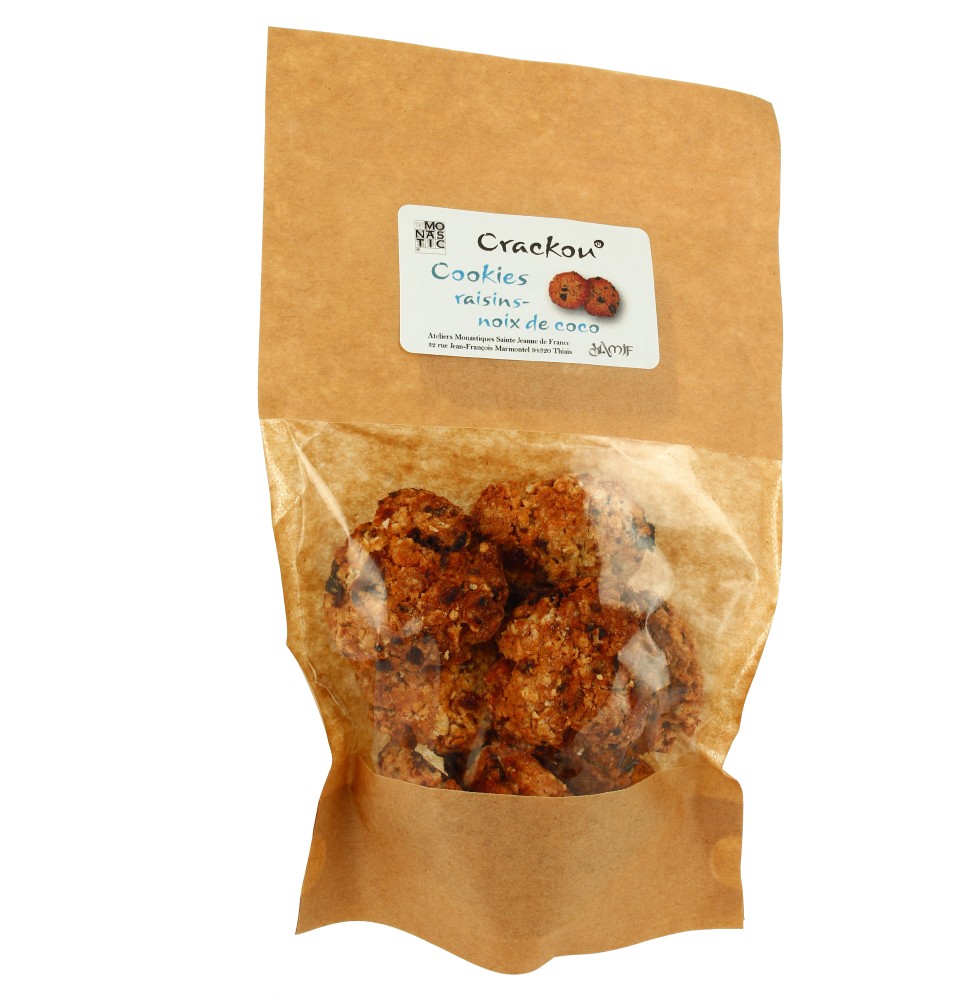 Cookies raisins-noix de coco