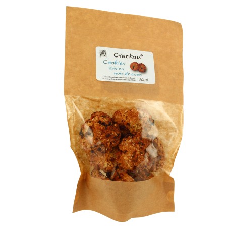 Cookies raisins-noix de coco